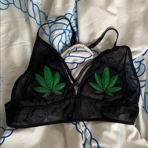 Weed Leaf Bralette